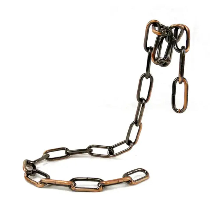 Metal chain with dark and copper links for Magic Iron Chain Wine Bottle Holder