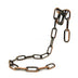 Metal chain with dark and copper links for Magic Iron Chain Wine Bottle Holder